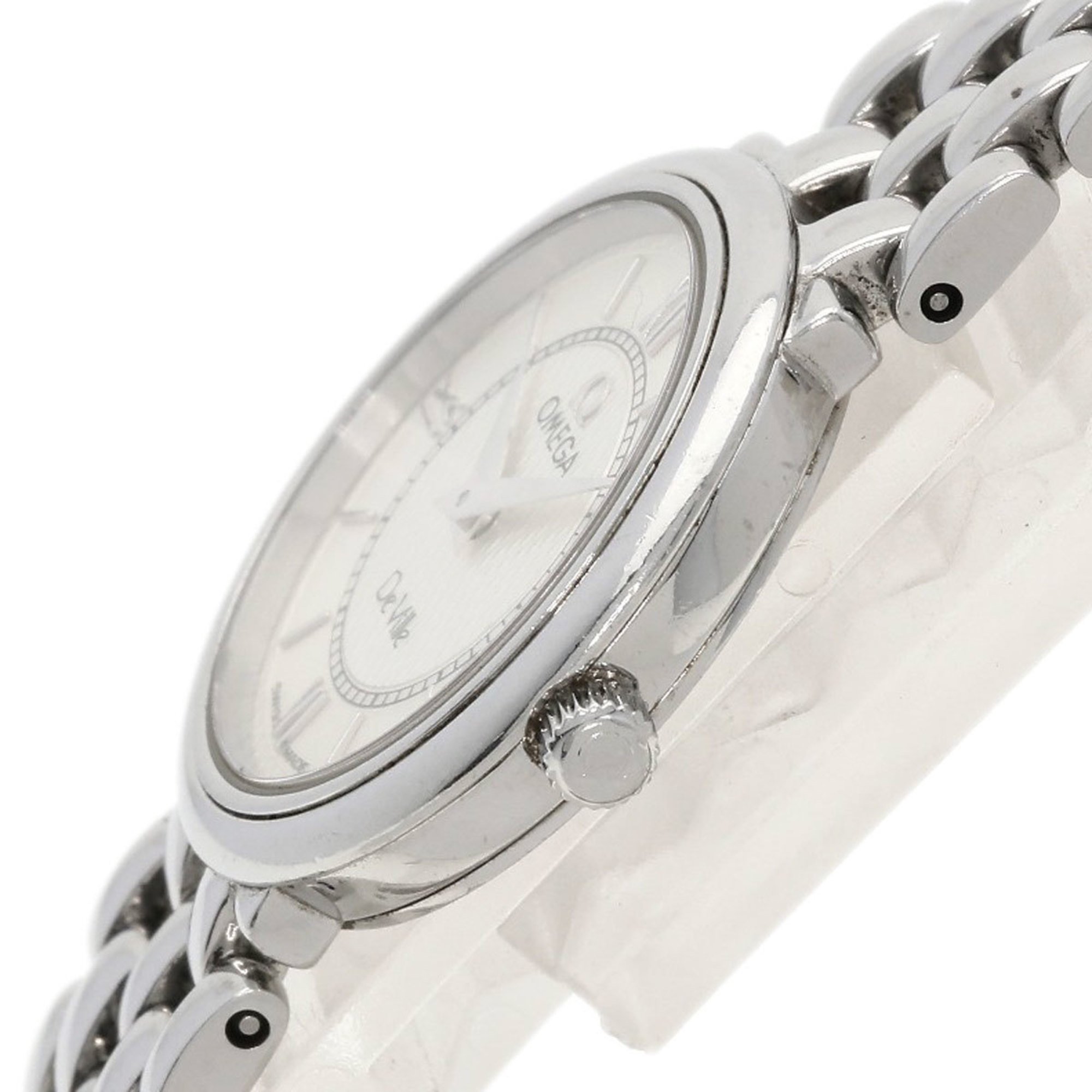 OMEGA De Ville Watch Stainless Steel SS Ladies