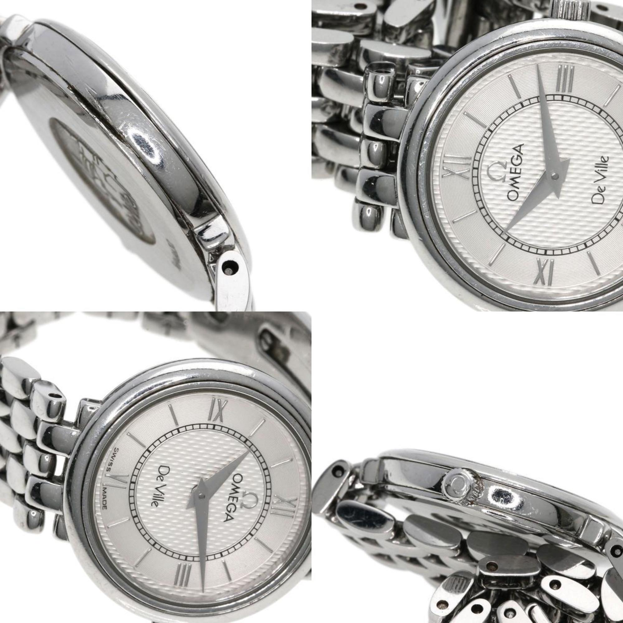 OMEGA De Ville Watch Stainless Steel SS Ladies