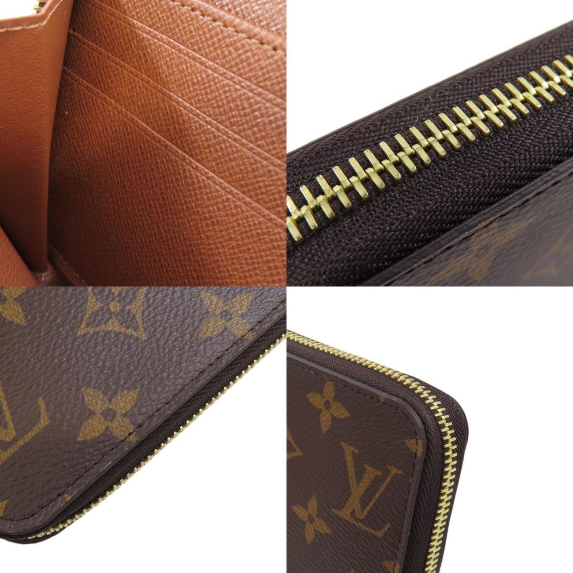 Louis Vuitton M42616 Zippy Wallet Long Monogram Canvas Women's LOUIS VUITTON