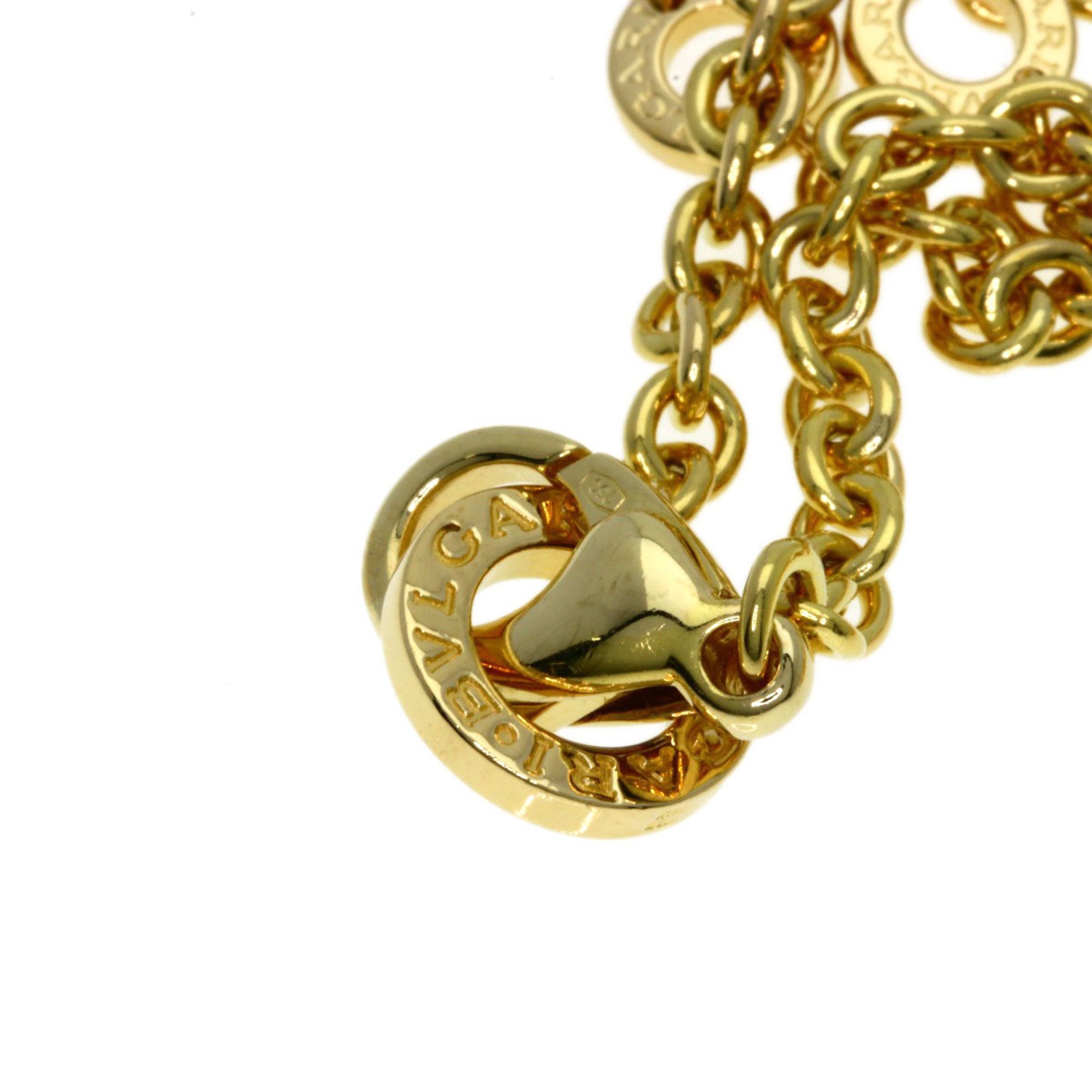 BVLGARI Diamond Necklace K18 Yellow Gold Women's