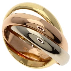 Cartier Trinity #50 Ring, K18 Yellow Gold, K18WG, K18PG, Women's, CARTIER