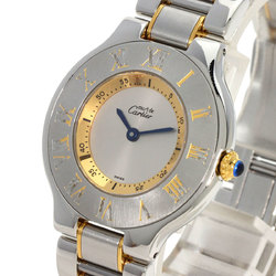 Cartier W10073R6 Must 21 Watch Stainless Steel SS Ladies CARTIER