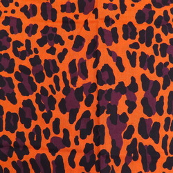 Hermes Leopard Stole Cashmere Silk Women's HERMES