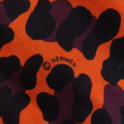 Hermes Leopard Stole Cashmere Silk Women's HERMES