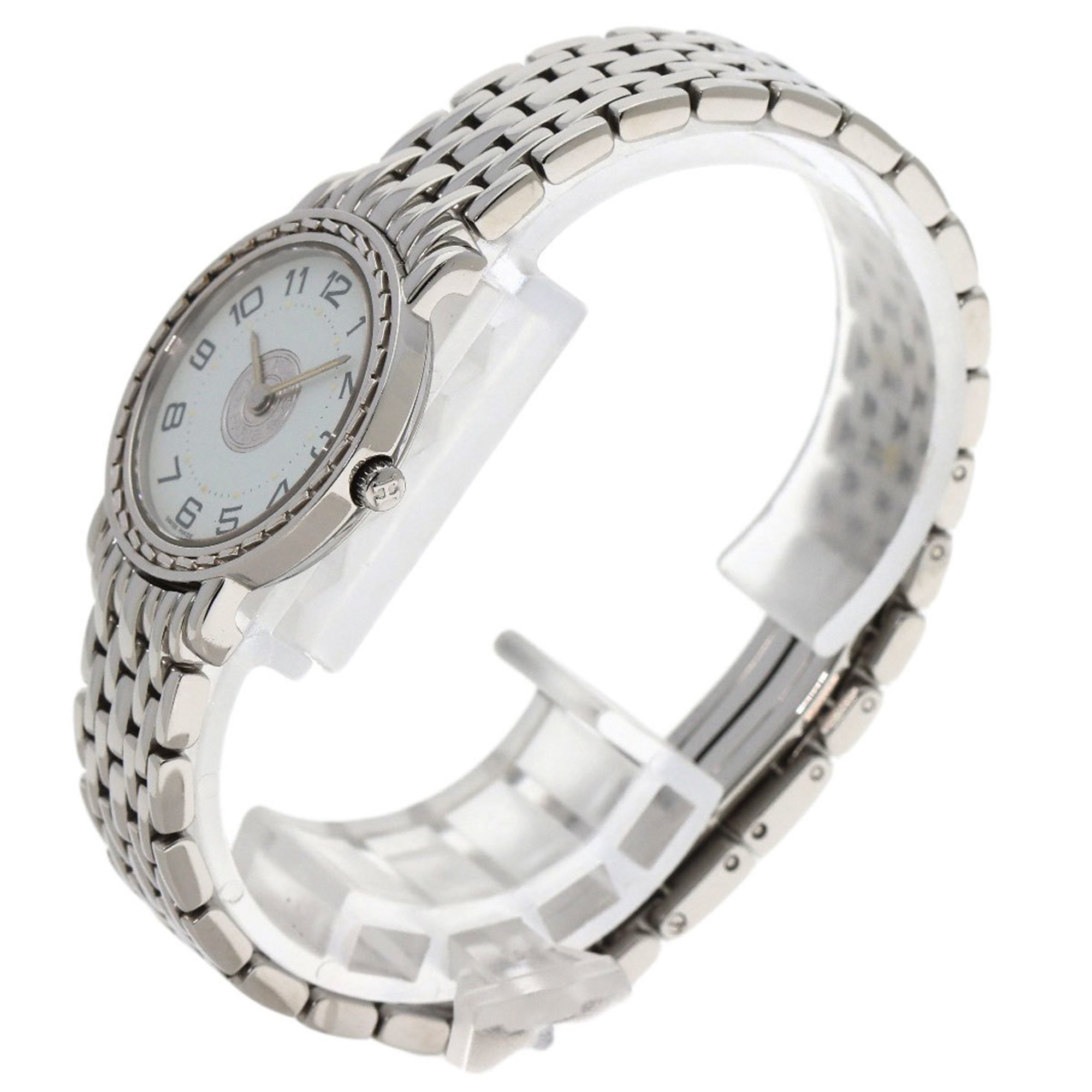 Hermes SE4.210 Serie Watch Stainless Steel SS Ladies HERMES