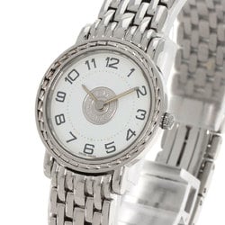 Hermes SE4.210 Serie Watch Stainless Steel SS Ladies HERMES