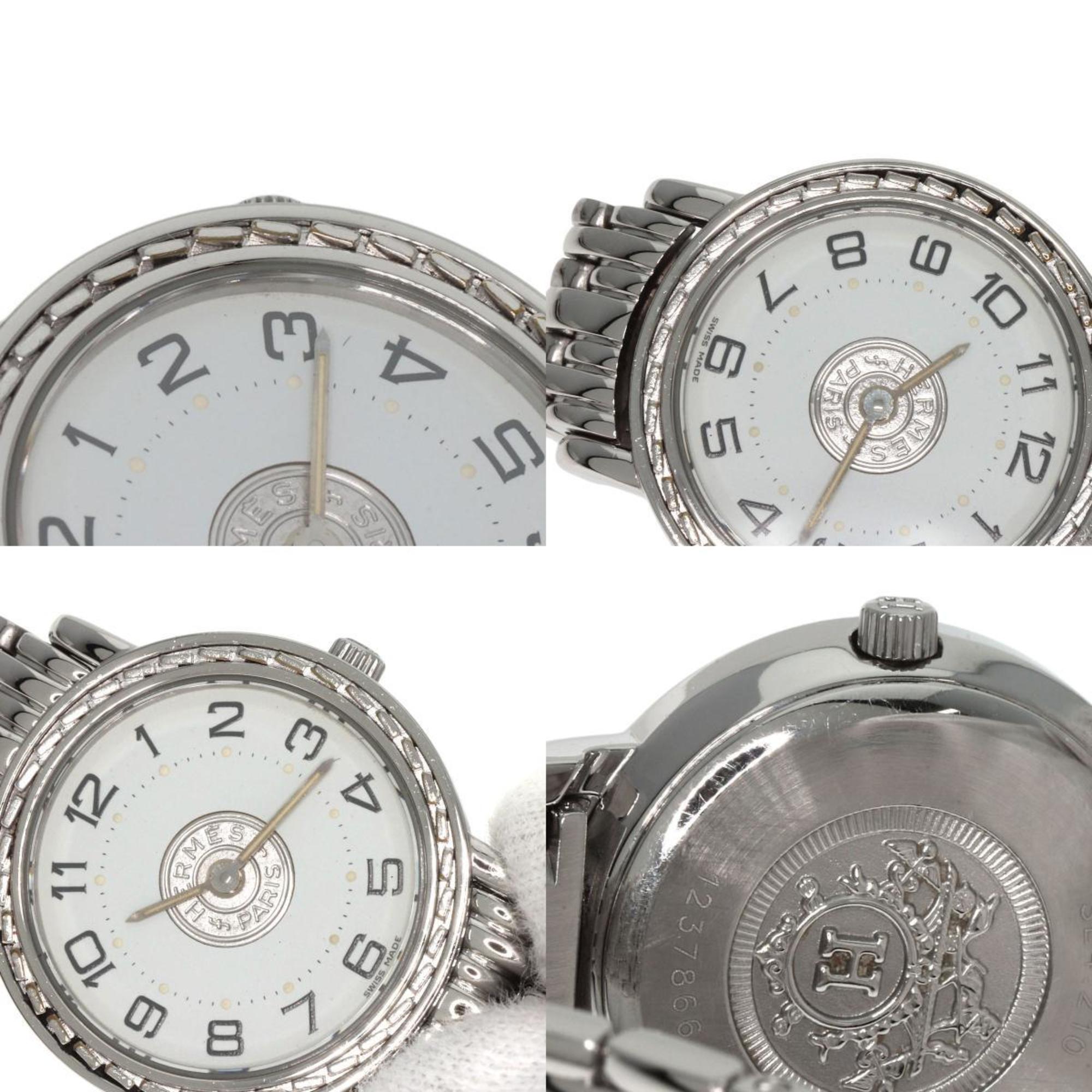 Hermes SE4.210 Serie Watch Stainless Steel SS Ladies HERMES