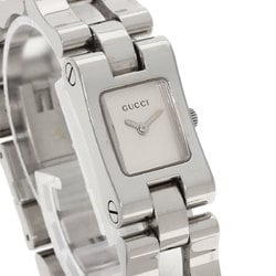 Gucci 2305L Square Face Watch Stainless Steel SS Ladies GUCCI