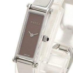 Gucci 1500L Square Face Watch Stainless Steel SS Ladies GUCCI