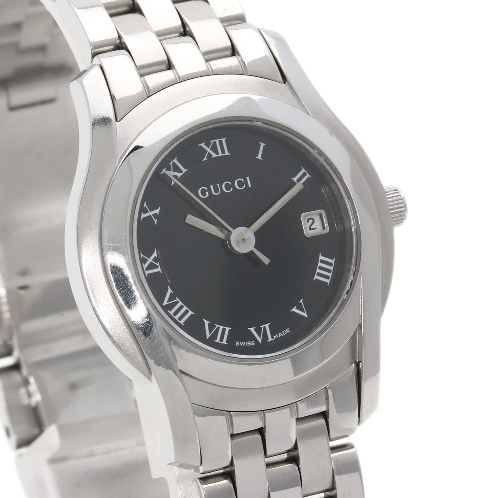 Gucci 5500L Watch Stainless Steel SS Ladies GUCCI