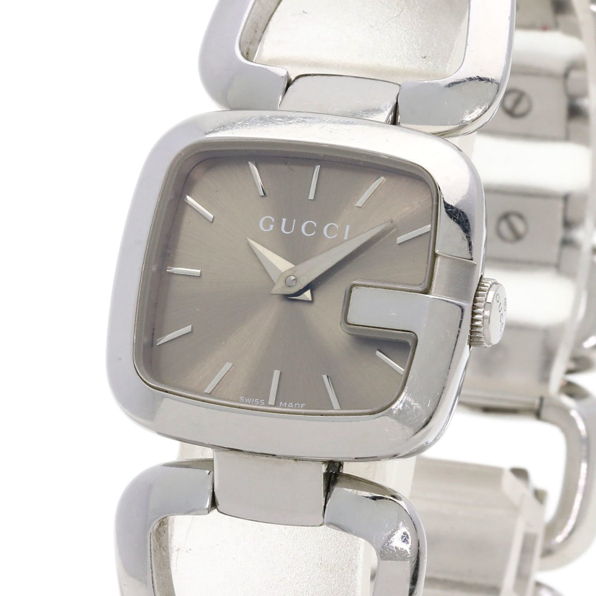 Gucci 125.5 G Collection Watch Stainless Steel SS Ladies GUCCI