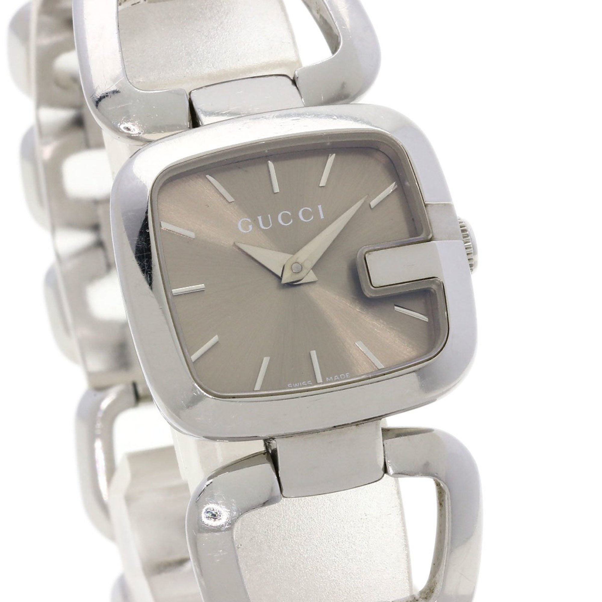 Gucci 125.5 G Collection Watch Stainless Steel SS Ladies GUCCI