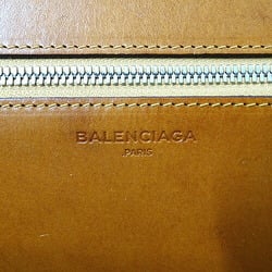 BALENCIAGA Women's Tote Bag Handbag Straw Bistro Panier Beige Red 452654