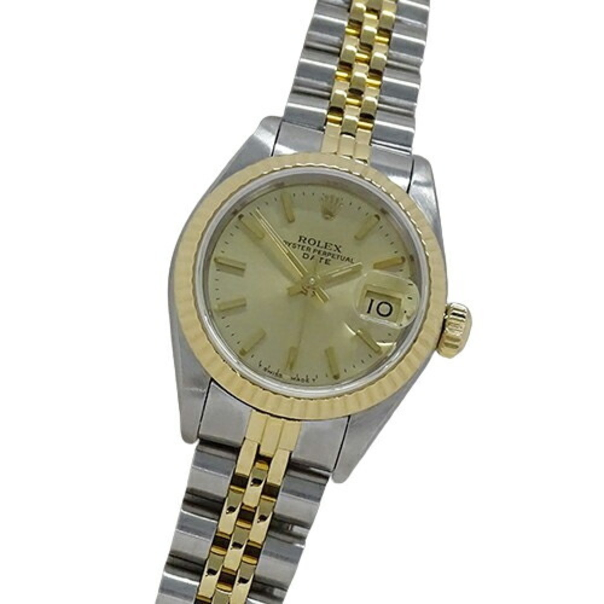 Rolex ROLEX Datejust 69173 89 series watch ladies automatic AT stainless steel SS gold YG combination polished