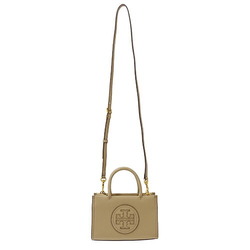 Tory Burch Women's Bag, Handbag, Shoulder 2-way, Leather, Ella Bio Tote, Fresh Clay, Greige, 145613, Compact