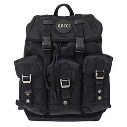 GUCCI Bag Men's Backpack Ob the Grid GG Nylon Black 626160