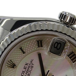 Rolex ROLEX Datejust 178274NR D serial number Watch Boys Shell Automatic AT Stainless Steel SS White Gold WG Silver Polished