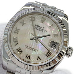 Rolex ROLEX Datejust 178274NR D serial number Watch Boys Shell Automatic AT Stainless Steel SS White Gold WG Silver Polished