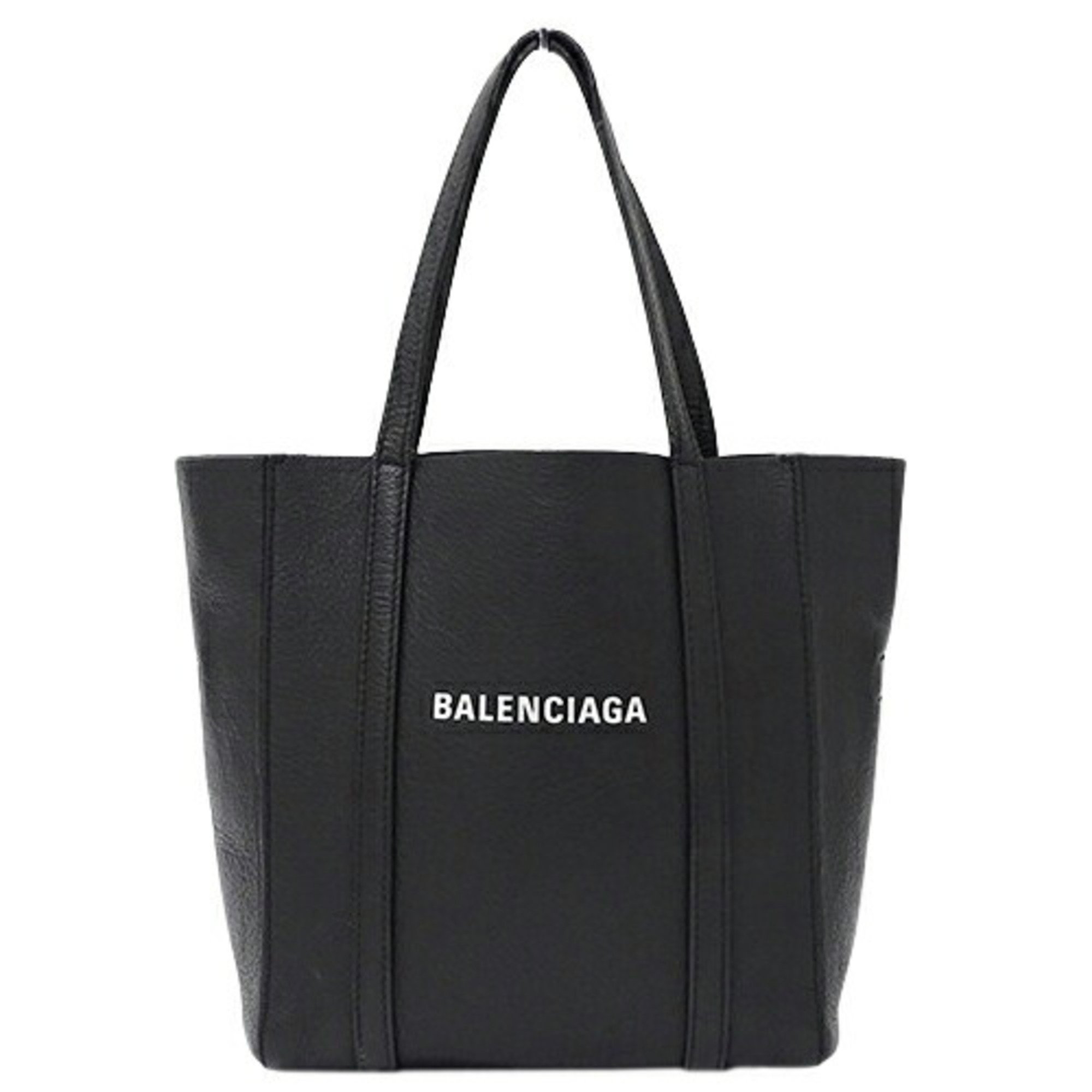 BALENCIAGA Women's Tote Bag Handbag Leather Everyday XXS Black 551815