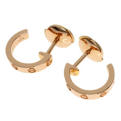 Cartier Love Earrings K18 Pink Gold Women's CARTIER