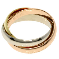 Cartier Trinity #50 Ring, K18 Yellow Gold, K18WG, K18PG, Women's, CARTIER