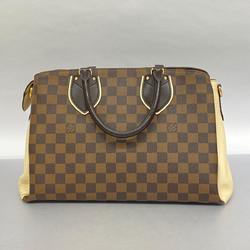 Louis Vuitton Handbag Damier Normandy N44028 Ebene Creme Ladies