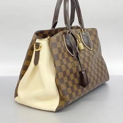 Louis Vuitton Handbag Damier Normandy N44028 Ebene Creme Ladies