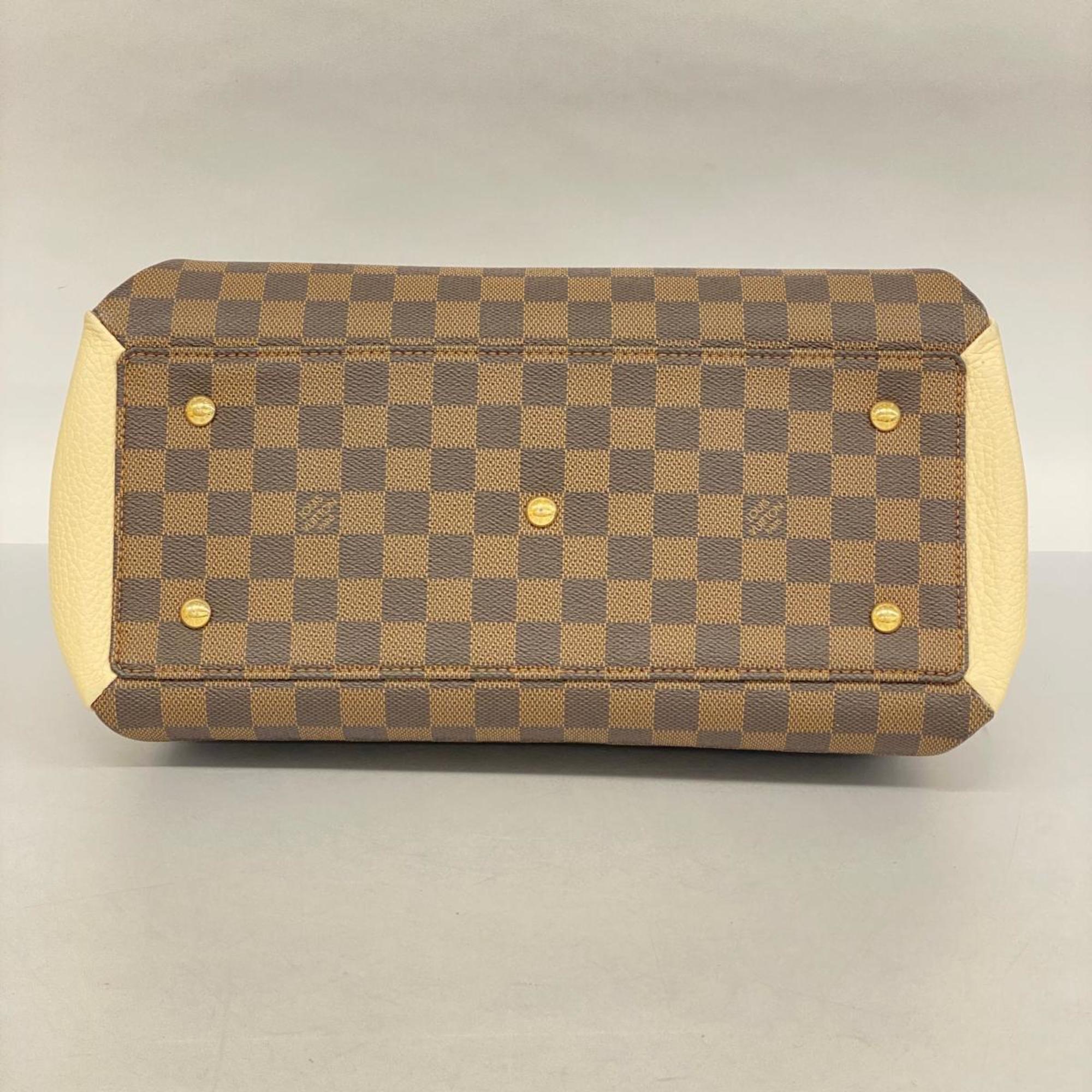 Louis Vuitton Handbag Damier Normandy N44028 Ebene Creme Ladies