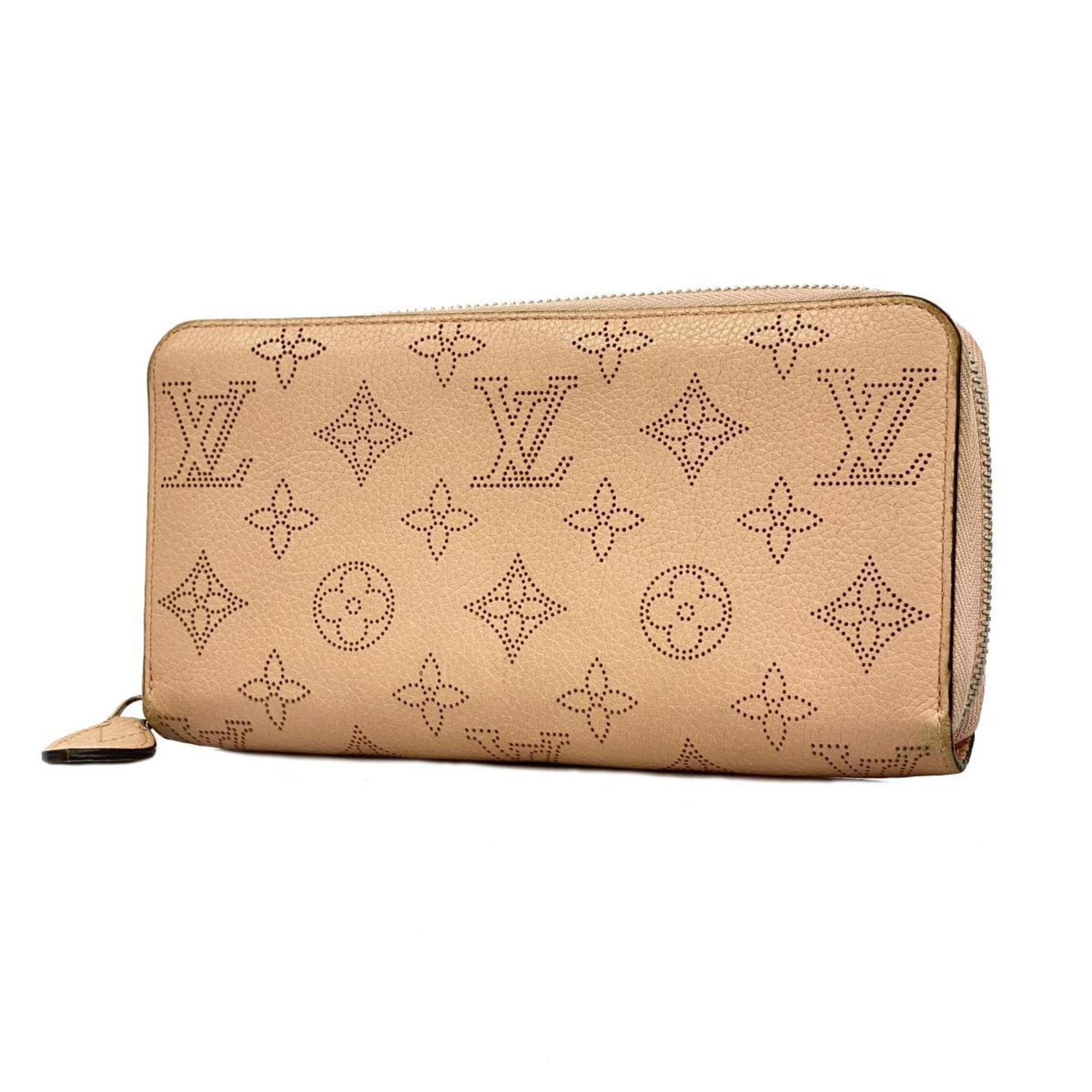 Louis Vuitton Long Wallet Mahina Zippy M82755 Rose Jasmine Men's Women's