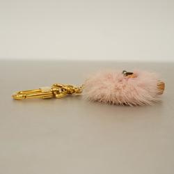 Louis Vuitton Keychain Porte Cle Vivienne M63095 Pink Gold Women's