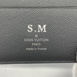 Louis Vuitton Wallet Monogram Eclipse Portefeuille Multiple M61695 Black Men's