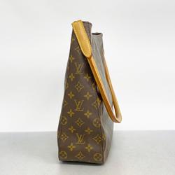 Louis Vuitton Shoulder Bag Monogram Looping GM M51145 Brown Ladies