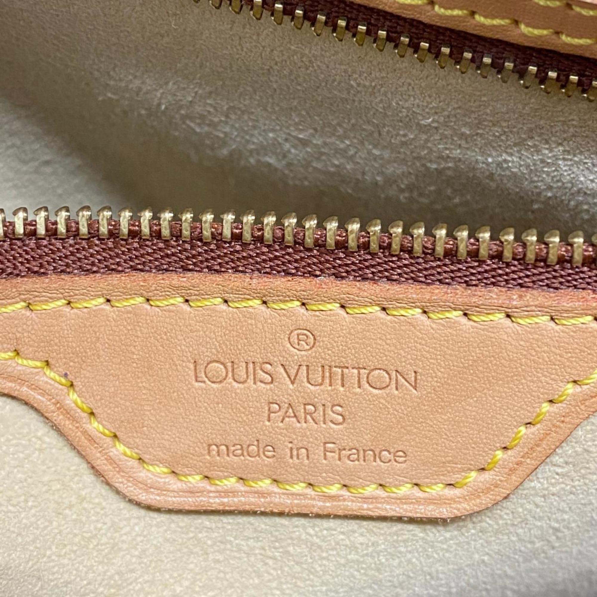 Louis Vuitton Shoulder Bag Monogram Looping GM M51145 Brown Ladies