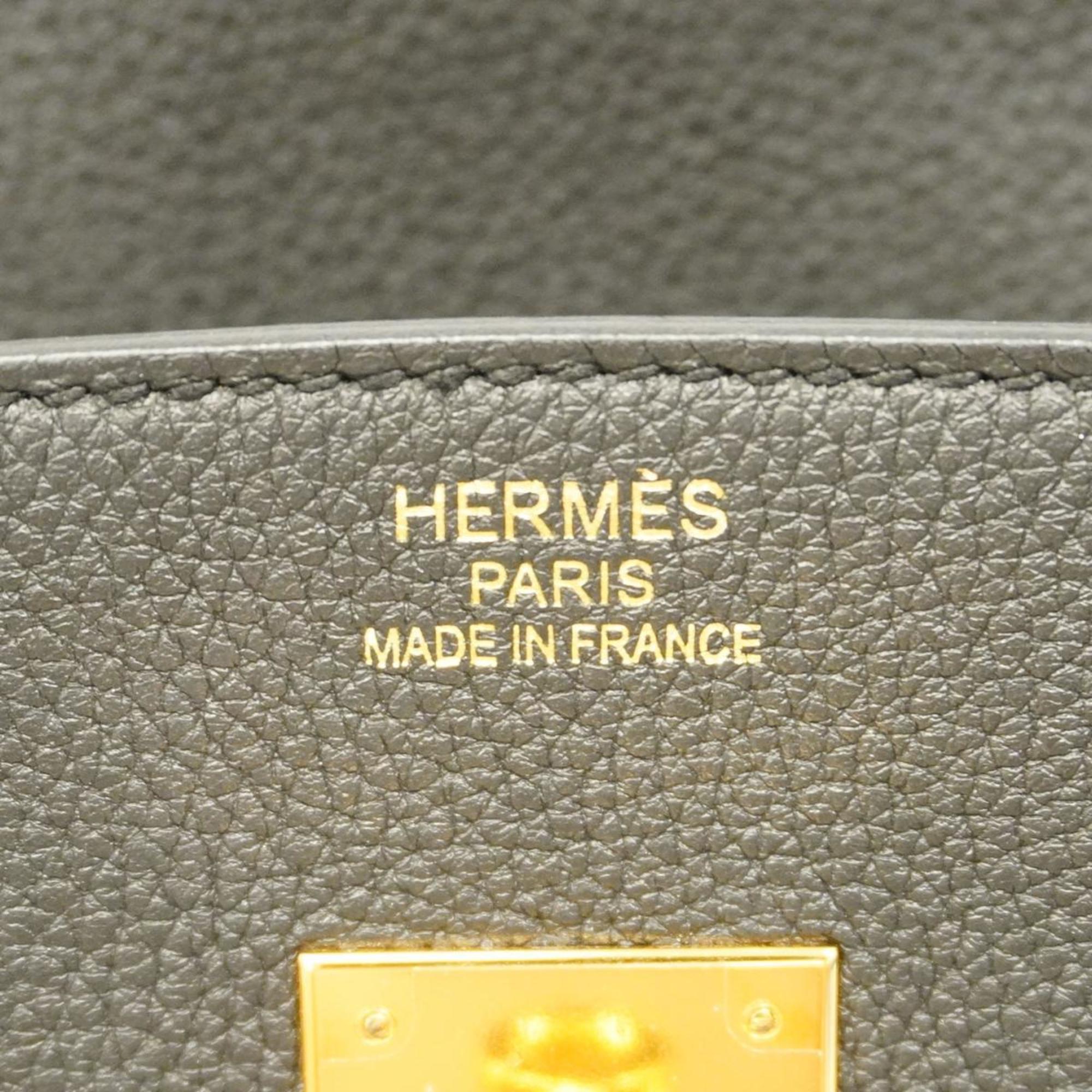 Hermes handbag Birkin 35 X engraved Togo black ladies