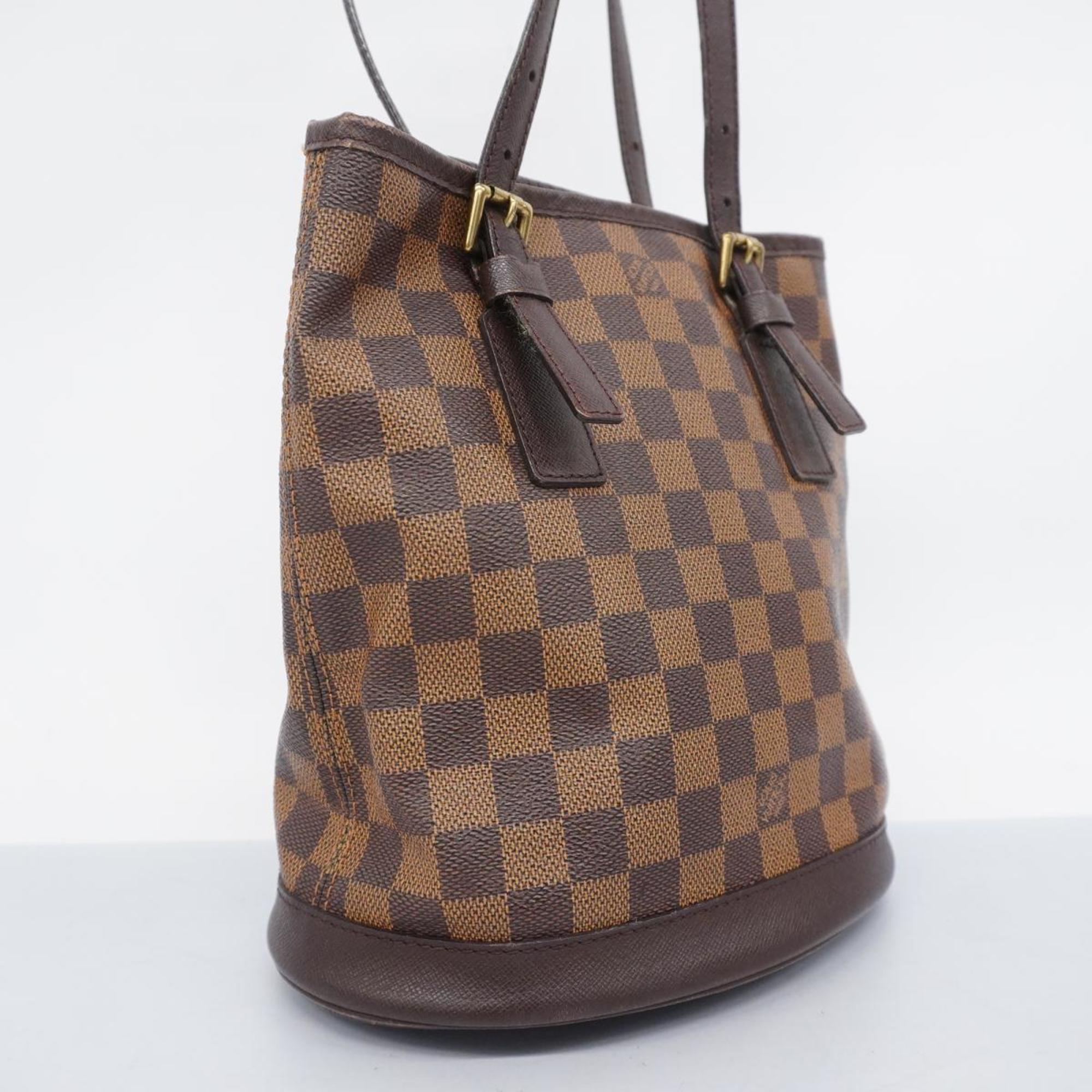 Louis Vuitton Tote Bag Damier Marais N42240 Ebene Ladies