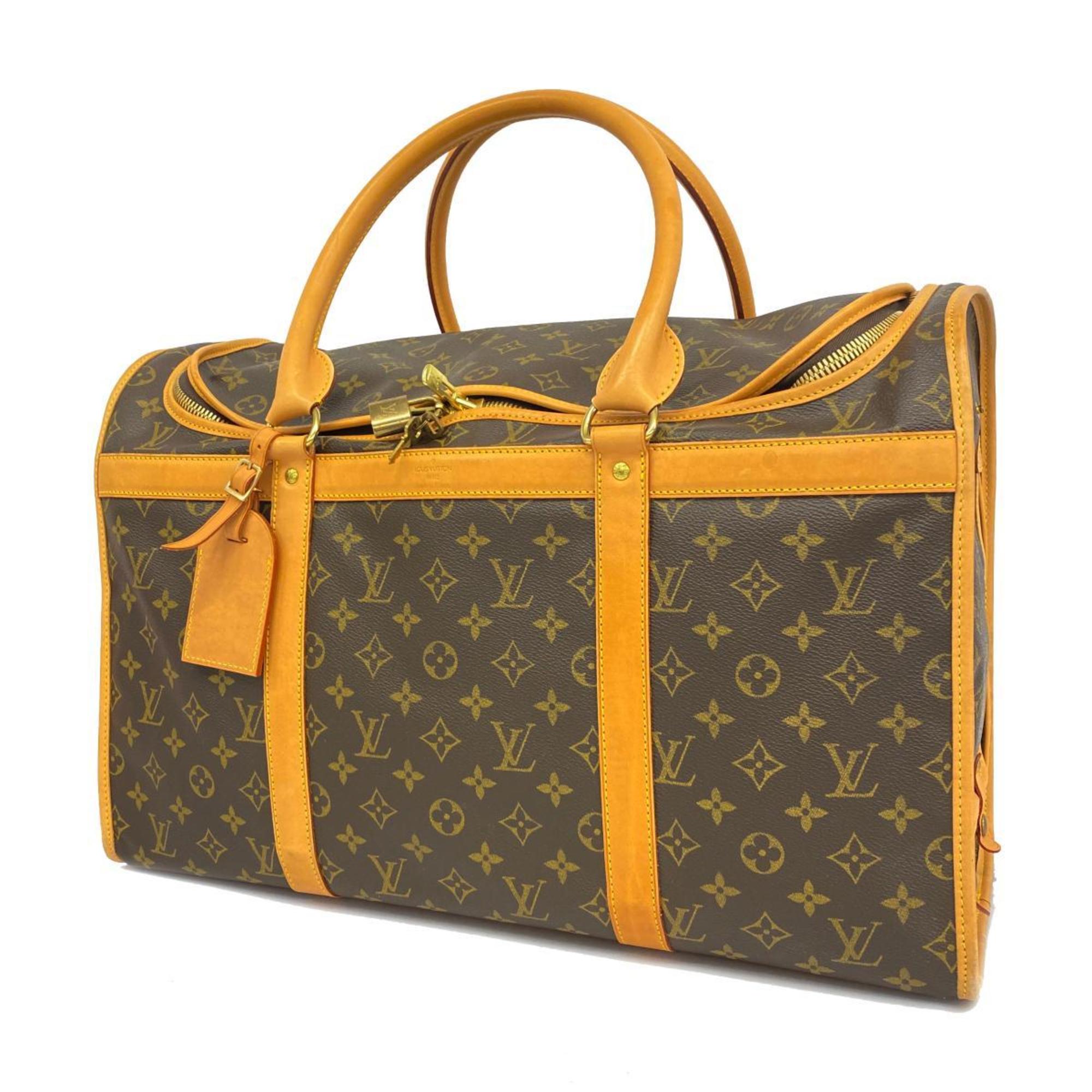 Louis Vuitton Pet Bag Monogram Sacchan 50 M42021 Brown Men's Women's