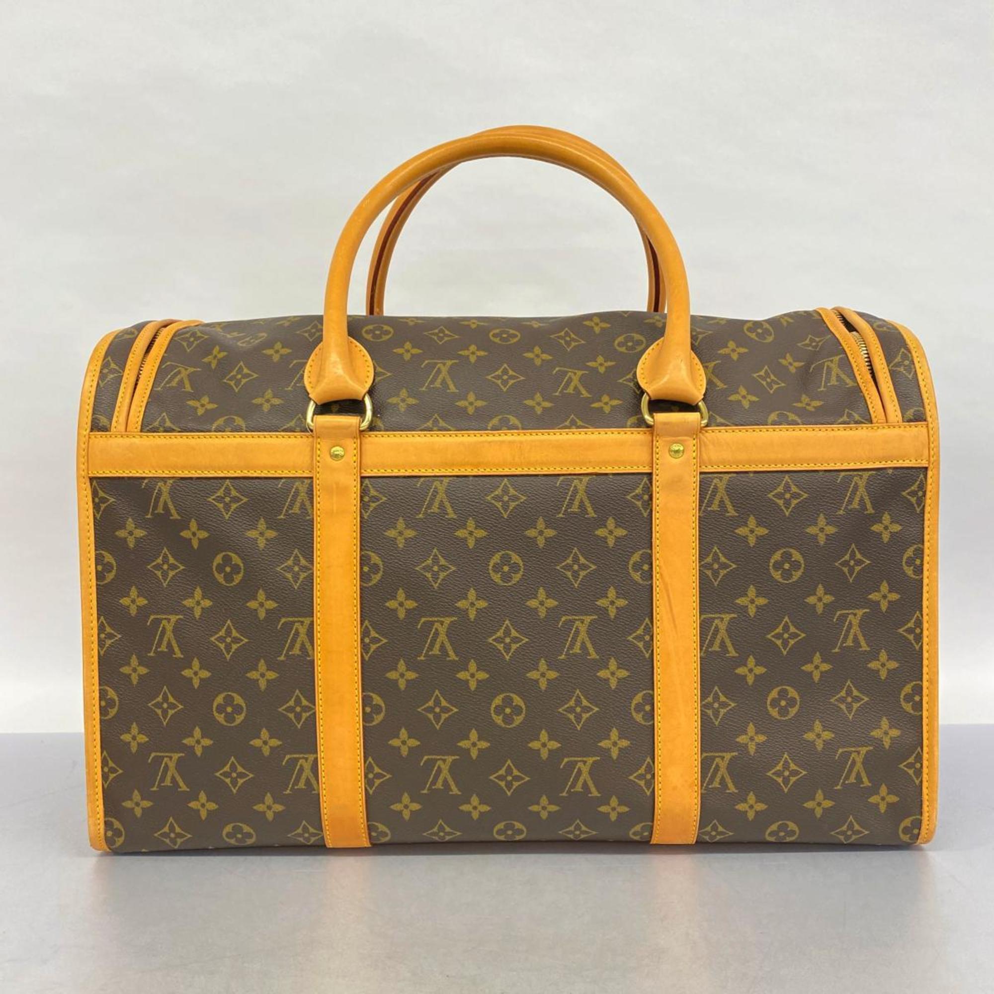 Louis Vuitton Pet Bag Monogram Sacchan 50 M42021 Brown Men's Women's