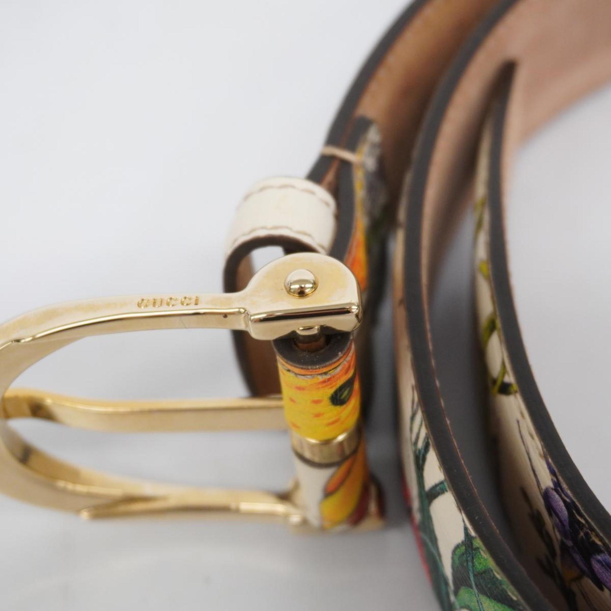 Gucci Belt 309906 Multicolor Champagne Women's