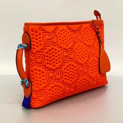 Gucci Clutch Bag GG Scuba 780273 Nylon Orange Men's