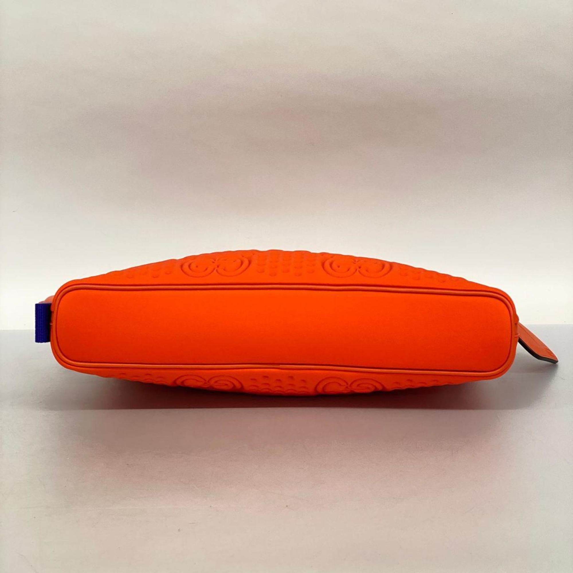 Gucci Clutch Bag GG Scuba 780273 Nylon Orange Men's