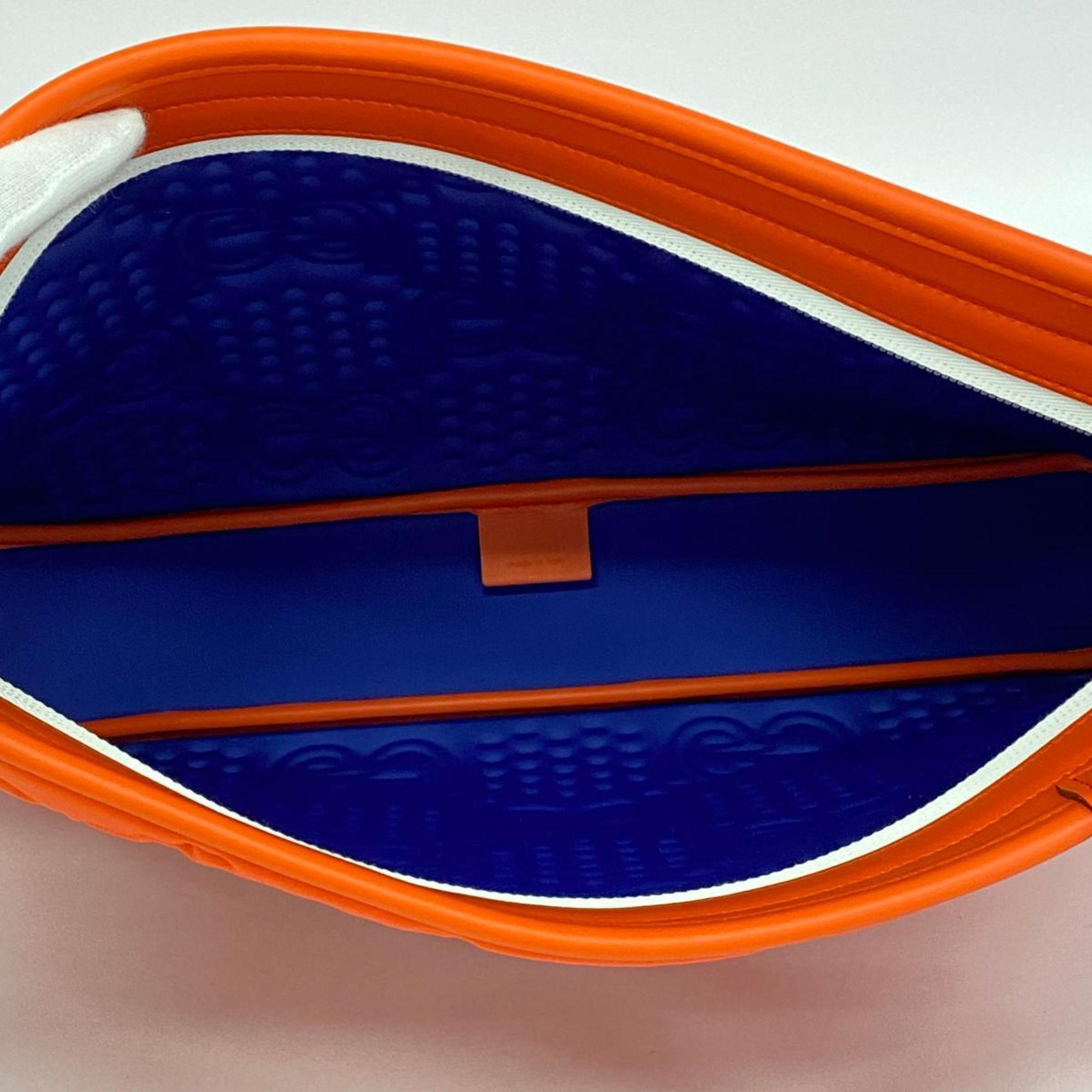 Gucci Clutch Bag GG Scuba 780273 Nylon Orange Men's