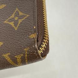 Louis Vuitton Long Wallet Monogram Zippy M60017 Brown Men's Women's