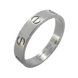 Cartier Ring Love K18WG White Gold Ladies