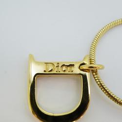 Christian Dior Necklace D GP Plated Gold Women's