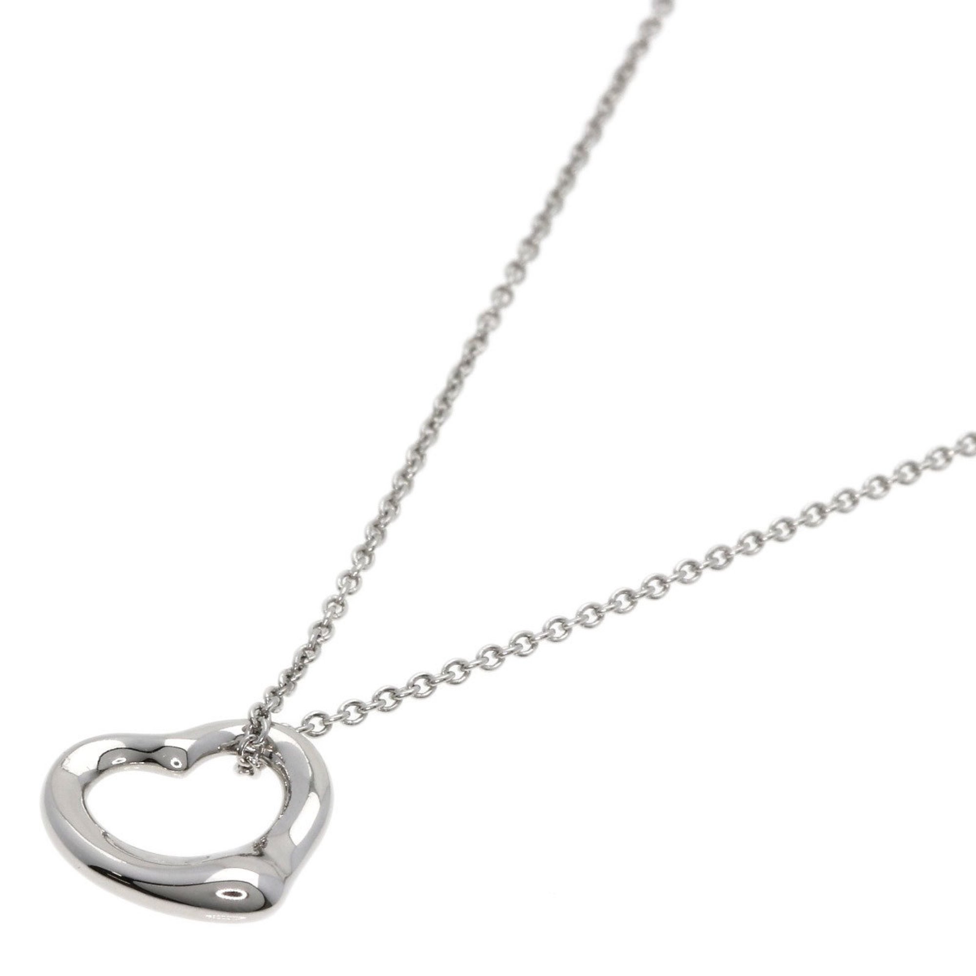 Tiffany Heart Necklace Platinum PT950 Ladies TIFFANY&Co.