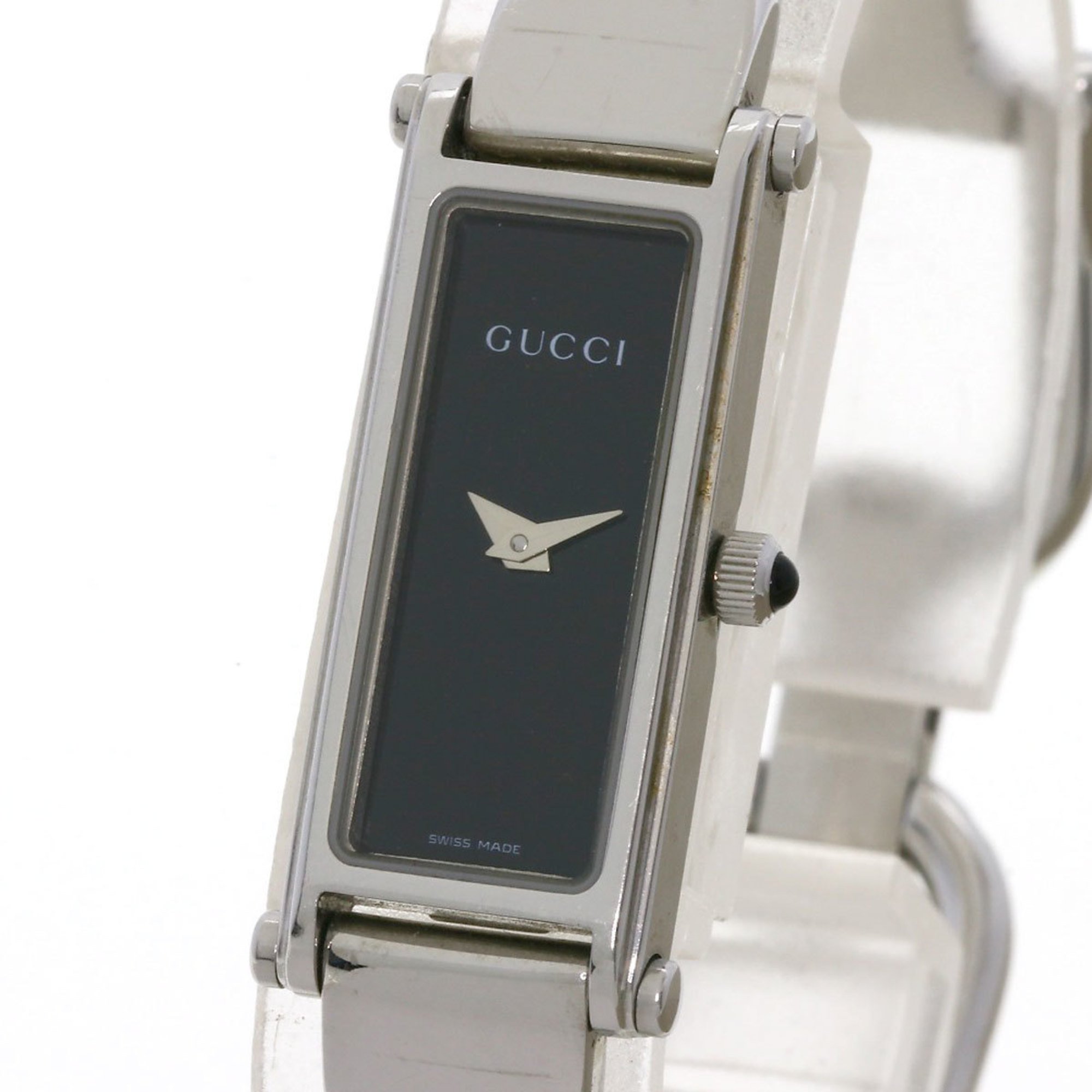 Gucci 1500L Square Face Watch Stainless Steel SS Ladies GUCCI