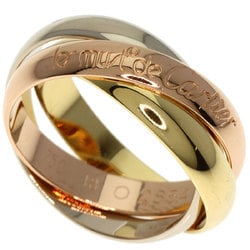 Cartier Trinity #48 Ring, K18 Yellow Gold, K18WG, K18PG, Women's, CARTIER