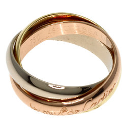 Cartier Trinity #48 Ring, K18 Yellow Gold, K18WG, K18PG, Women's, CARTIER