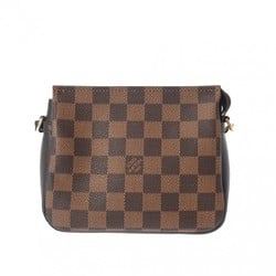 LOUIS VUITTON Damier Truth Makeup Brown N51982 Women's Canvas Pouch