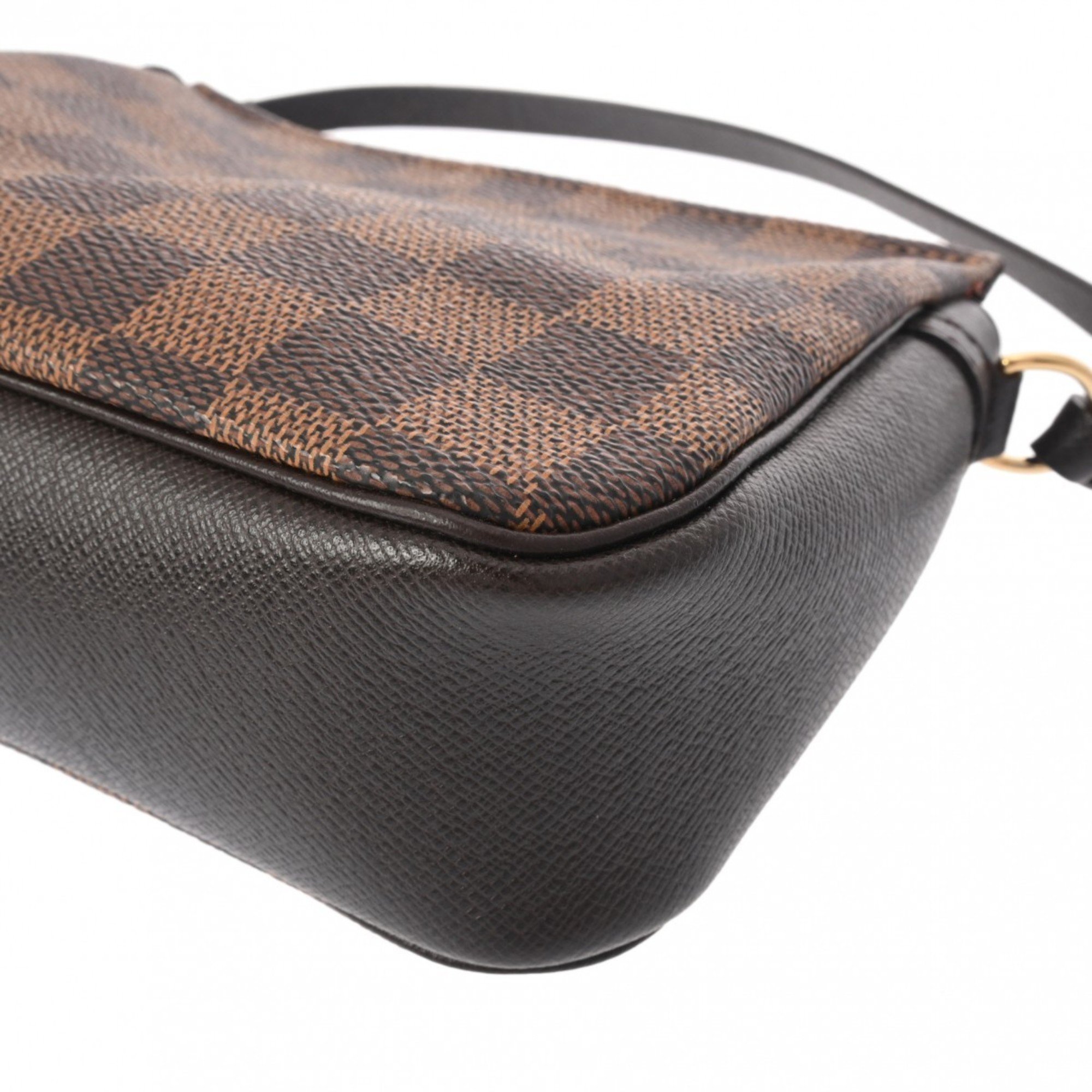 LOUIS VUITTON Damier Truth Makeup Brown N51982 Women's Canvas Pouch